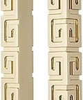 Rustic Aluminum Sliding Barn Door Handle Double Sided Pull 47 Inch Long Push Handle For Office Glass Doors White Finish 120cm