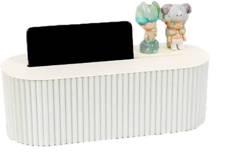 Huge Desk Cable Management Box For Home Office, Hide Power Strips And Surge Protectors, Heavy Duty White Cord Organizer