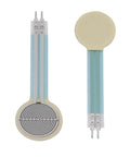 FSR402 Thin Film Pressure Sensor For Arduino And DIY Projects, Force Sensitive Resistor 0g To 10kg Range, Long Tail Flexible Cable, Easy Hookup For Precise Force Measurement In Industrial And Hobby Kits, round sensing pad and lead tabs