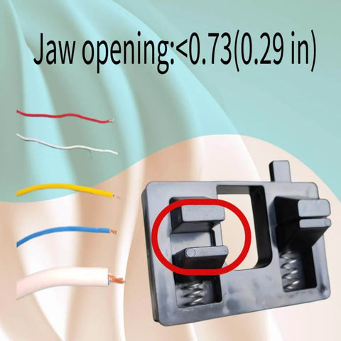 Electric Wire Welding Fixture Soldering Wire Holder with dual spring loaded clips on stable black base, jaw opening 0.29 inches