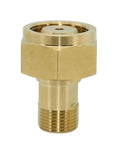 Brass Acetylene Adapter CGA520 to CGA200 for Regulator and Cylinder Fittings Welding Connector for Tanks