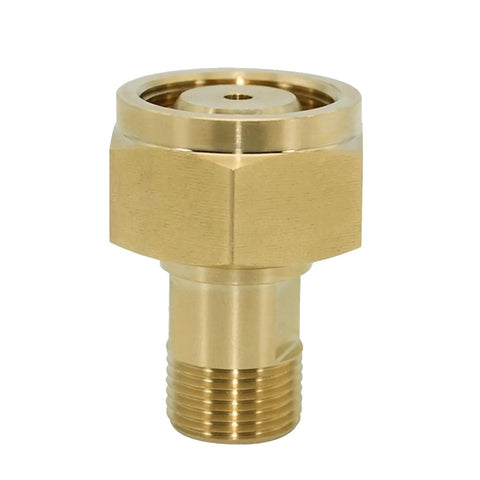 Brass Acetylene Adapter CGA520 to CGA200 for Regulator and Cylinder Fittings Welding Connector for Tanks