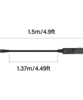 12V Dc Cigarette Lighter Power Adapter Cable With 5 5Mm Male Connector Plug For Dash Cam And Portable Cooler Ride Ready Cord 5 Ft dimensions image