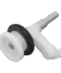 Universal Bobbin Winder Assembly For Sewing Machines Replacement Part KA0555000 Spindle Roller, white plastic and metal