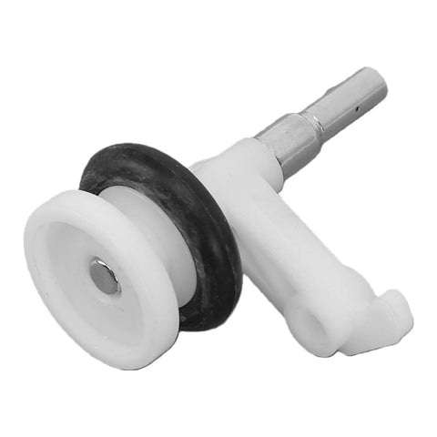 Universal Bobbin Winder Assembly For Sewing Machines Replacement Part KA0555000 Spindle Roller, white plastic and metal