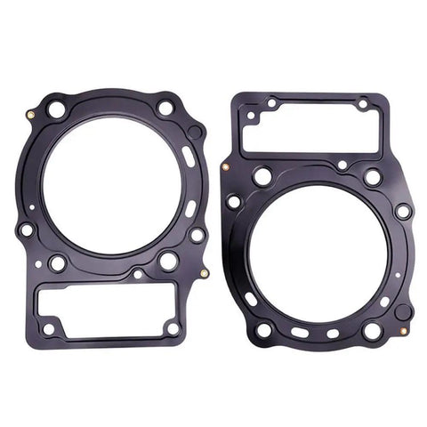 Direct Fit Engine Cylinder Cover Gasket Kit Compatible With Boulevard M109R C109R VLR1800 Intruder Replacement 1114248G00 two black gaskets view