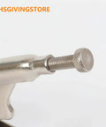Close-up of 8-Inch Sheet Metal Bender Hand Seamer Locking Tool Pro Grade Heavy Duty with Adjustable Flat Head and Vise Grip Clamp