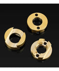 Upgrade Your 3D Printer Game With These Slick 16mm Oldham Couplings For Z Axis And T8 Lead Screws To Slash Vibration And Boost Print Quality Like A Boss On Any CNC Setup. Gold metal 16mm Oldham couplings for 3D printer Z axis T8 lead screw