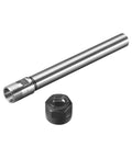 ER11A Router Collet Chuck Extension Rod 12mm Shank Straight 100mm Length CNC Milling Tool Holder steel rod and collet nut