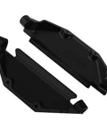 Brass Black Coated Side Plates And Pedal Body Bracket For 1 24 Axial AX24 RC Crawler Chassis Upgrade, black metal parts.