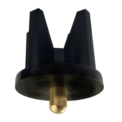 Premium Universal Replacement Clutch Plugs For Indoor Outdoor Roller Blinds And Window Shades Black 28mm Tube Connector, close-up view.