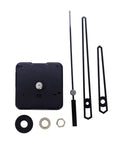 DIY Friendly No Nonsense Wall Clock Repair Kit With Pendulum Movement And Quartz Motor includes black hands and fittings
