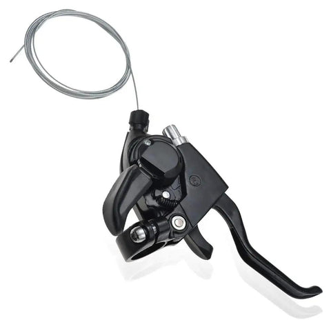 Black Three By Seven Or Three By Eight Speed Bike Shifters And Brake Levers With Gear Indicator And Included Cables