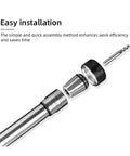 Upgrade Your Milling Game With This High Performance ER Extension Rod Tool Holder Bracket Collet disassembled for easy installation.