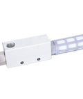 CV25HS pneumatic vacuum generator with compact air-operated venturi; aluminum housing and gray plastic venturi tube