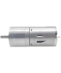 High Torque DC 3V Geared Motor that serves perfect for robotics and automation projects, side view showing metal casing and output shaft.