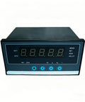 5-Digit Load Cell Display Controller With Dual Alarm Relay Outputs Pro Grade Digital Panel Meter For Gross Net Peak And Valley Readouts Zero Tracking And Auto Zero Industrial Weight And Force Monitoring Module front view