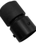 Universal Quick Coupler For Air Chisel And Air Hammer Chuck With Automatic Quick Release Snap Change Retainer, black alloy build