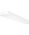 4 Foot LED Wraparound Light 40W 4400Lm 4000K Neutral White Flush Mount Ceiling Fixture For Garage Office Kitchen Energy Saving Replaces 2 Lamp 32W Fluorescent ETL Listed side view