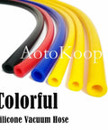 Colorful silicone vacuum hoses in various colors including red, blue, and yellow, showcasing flexible and durable design.