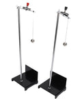 Hands On Physics Experiment Equipment For Mechanical Vibration Demonstration Featuring A Metal Pendulum Ball, two metal stands
