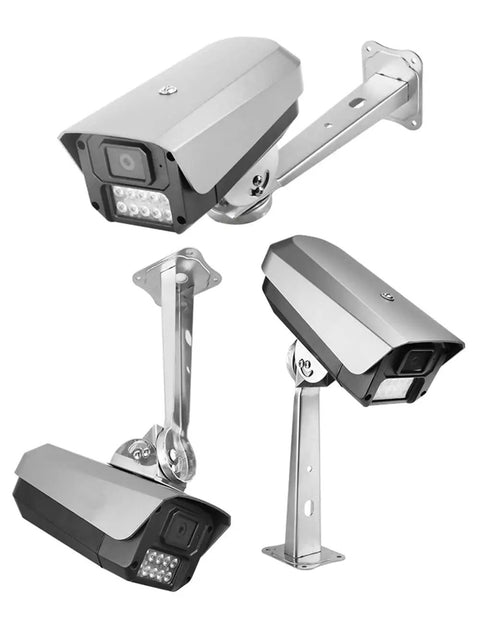 Top Shelf Universal Stainless Steel CCTV Security Camera Mount Bracket For IP Dome Cameras, Rock Solid Outdoor Indoor Wall Or Pole Stand With Cable Management System