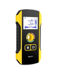 Heavy Duty Wall Scanner And Electronic Stud Finder With Live Ac Wire And Metal Pipe Detection, showing a backlit LCD display.