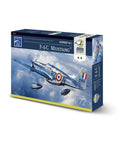 Box of One Seventy Two Scale F 6C Mustang Expert Set Plastic Aircraft Kit showing plane in flight, 1/72 scale marked