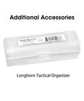 Clear LumenTac organizer compatible with Beast Bright Ultra Long Throw Flashlight With 2000 Lumens And A 1093 Yard Reach, USB C Rechargeable, Rugged Handheld Searchlight With LumenTac Organizer, The Go To Tool For Hunting, Night Ops, Rescue, And Outdoor Adventures.