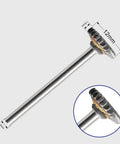 6mm Solid Carbide End Mill Milling Cutter with 6mm Shank Tungsten Steel Rotary Grinding Head, side view
