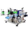 High Speed Automatic Label Applicator For Round Bottles Featuring Smooth Riding Conveyor Tracks Pro Level for stable labeling.