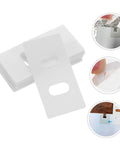 Vertical Blind Repair Tabs Pack Of 50 For Easy Replacement Fixers With Quick Repairs Multimaterial Compatible Tabs displayed stacked.