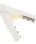 Rose Thorn Remover Tool And Leaf Stripper For Roses Burrs Removal For Gardening DIY Floral Art Home And Flower Shop Use Easy Thorn Cleanup And Pruning, white plastic