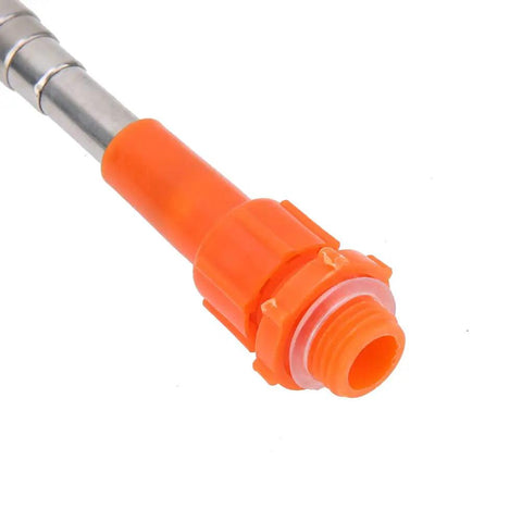 Close-up of Retractable Stainless Steel Sprayer Wand Extension Pipe Tool For Garden Farm And Horticulture Use Portable Sprayer