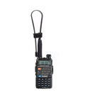 Handheld radio with Tactical Foldable 18.8 Inch VHF UHF High Gain Ham Radio Antenna 144 430 MHz With SMA Female Connector