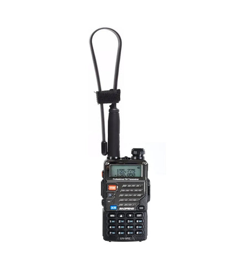 Handheld radio with Tactical Foldable 18.8 Inch VHF UHF High Gain Ham Radio Antenna 144 430 MHz With SMA Female Connector