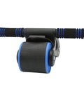 Double Wheel Abdominal Roller For Core Workout And Home Gym Anti Slip Handle 105mm Wide Wheels Durable ABS Construction Non Slip Grips