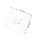 30 Pack Adhesive Furniture Anti Tip Wall Anchors No Drill Kit For Secure TV Stands, Bookcases, Dressers, 2.67 in acrylic anchor