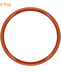 Silicone O Ring Set 29mm Outside Diameter 25.2mm Inner Diameter 1.9mm Cross Section VMQ Red Go-To Sealing Gasket 10 Pack