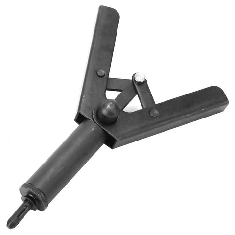 Awesome Handheld Plastic Rivet Gun With 40pc Heavy Duty Poly Nuts For DIY Fixes. black single-grip tool