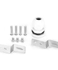 Screws and brackets for Estop Emergency Stop Switch Push Button IP66 Weatherproof Station Box Outdoor With Red Latching Mushroom Button
