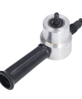 Heavy Duty Double Head Sheet Metal Nibbler Cutter with aluminum alloy drill attachment and adjustable dual heads
