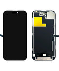IPhone 14 Pro Six Point One Inch LCD Screen Replacement Kit With 3D Touch Digitizer Display Assembly Tools Included Adhesive Screen Protector And Repair Kit Compatible With A2650 A2889 A2892 A2891 A2890, front and back view