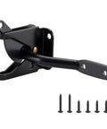 Heavy Duty Gate Latch For Wooden Fence Gates Self Locking With Gravity Closure Outdoor Wood Door Hardware Kit shown with screws