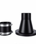 Heavy Duty 2.5 Inch Dust Collection Fittings With Slick Quick Connect Coupler And Tough Steel Port Receivers Two Pack Hose Adapter Kit for Drum Sander and Planer.