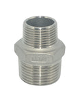 1 Inch To Three Quarter Inch Male Hex Nipple Threaded Reducer Connector Pipe Fitting Adapter Stainless Steel 304 NPT