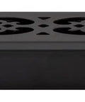Scroll Design Floor Register 2x14 Textured Black Steel Vent Cover With Easy Drop In Install No Tools Required Durable Powder Coated Finish