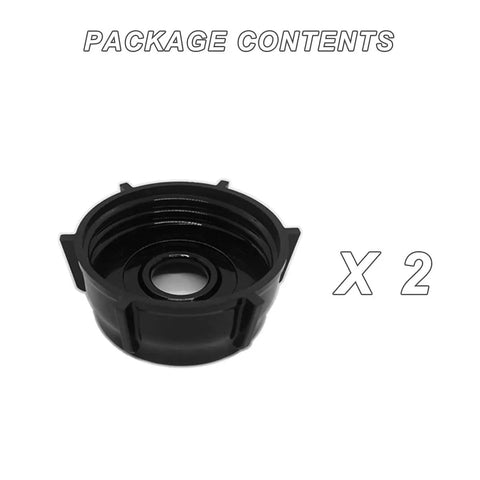 Two Pack Blender Jar Base Caps Replacement Parts For Most Standard Blender Jars Not For Pro Master Or Versa Models Easy Install