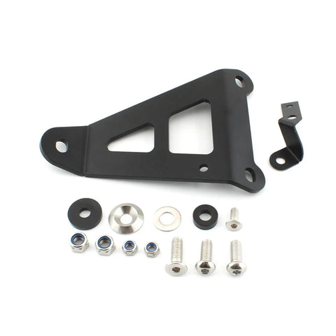 Upgrade Your Ride With These Heavy Duty Exhaust Hanger Muffler Bracket Kit Made For Kawasaki Ninja250 And Ninja300 Models From 2013 To 2018 Featuring Thick Iron Build Superior Durability Plus That Sweet Black Finish Youve Been Searching For Today black iron exhaust hanger bracket kit with bolts and spacers