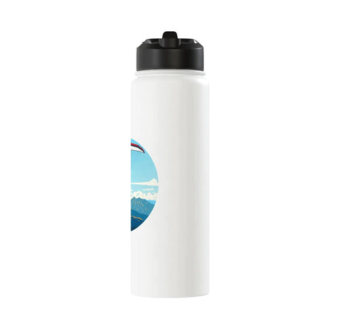 Pilot Quote Aviate Stainless Steel Insulated Water Bottle With Dual Wall Construction Keeps Drinks Hot Or Cold, side view